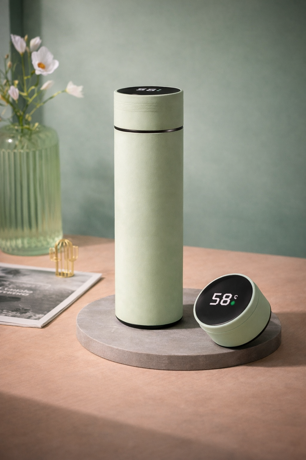 Stainless Steel Thermos Smart Cup